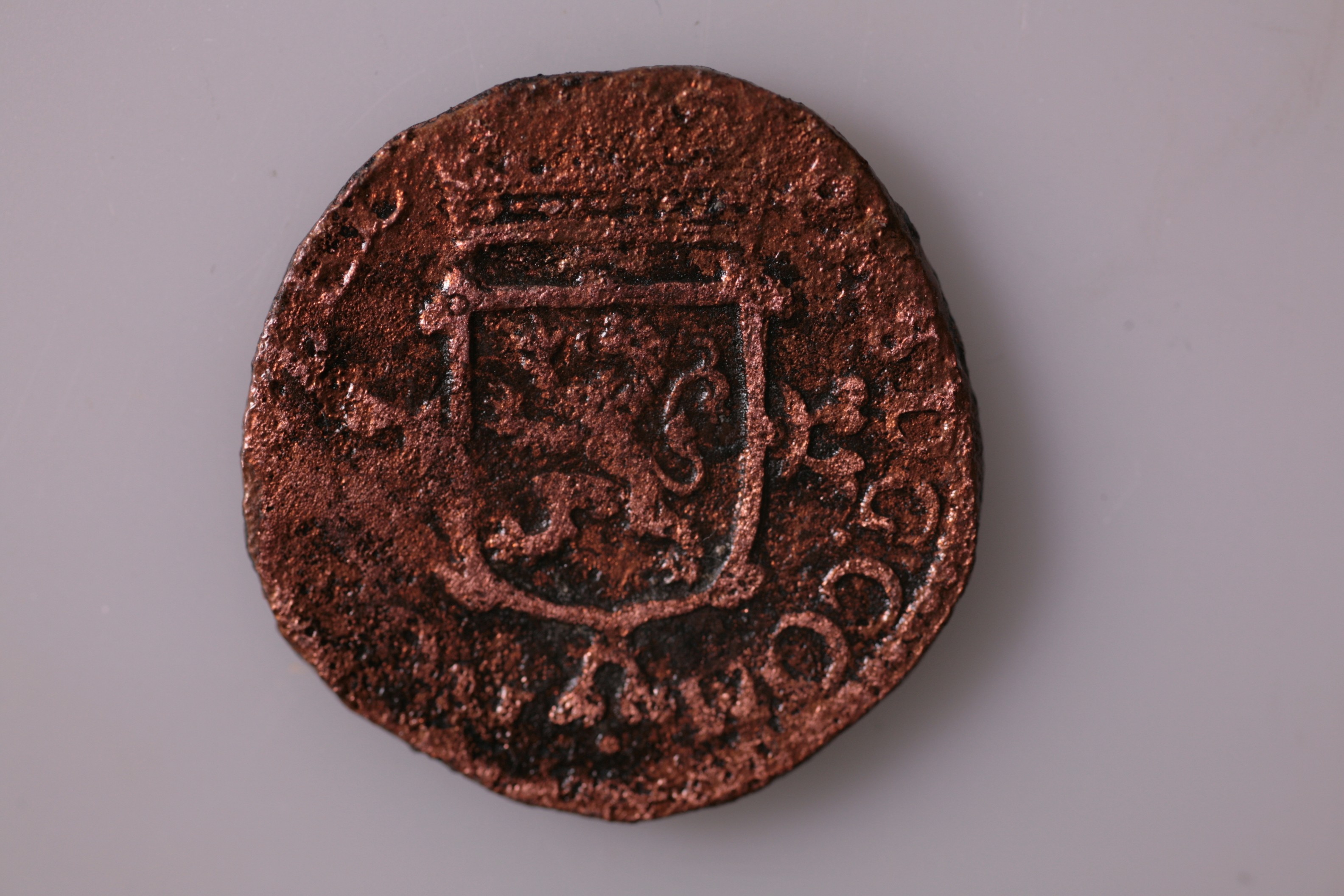 Nog een foto van  duit/oord/cent/stuiver