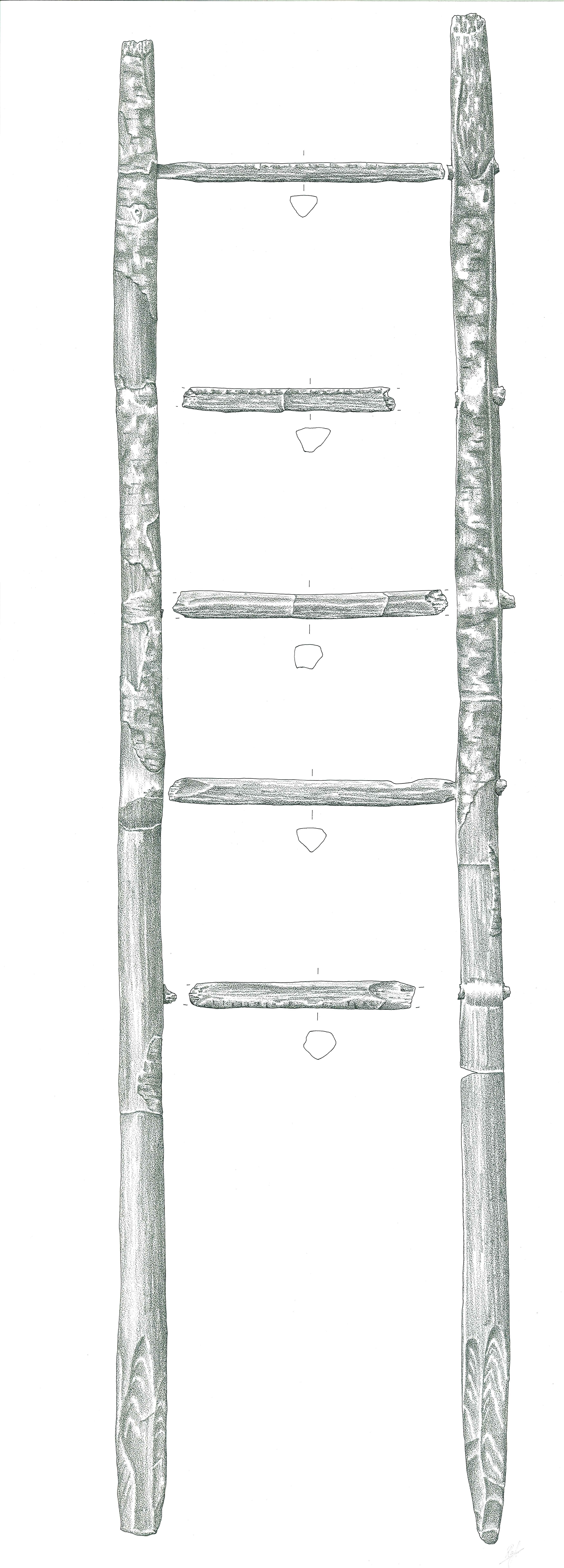 Nog een foto van  ladder