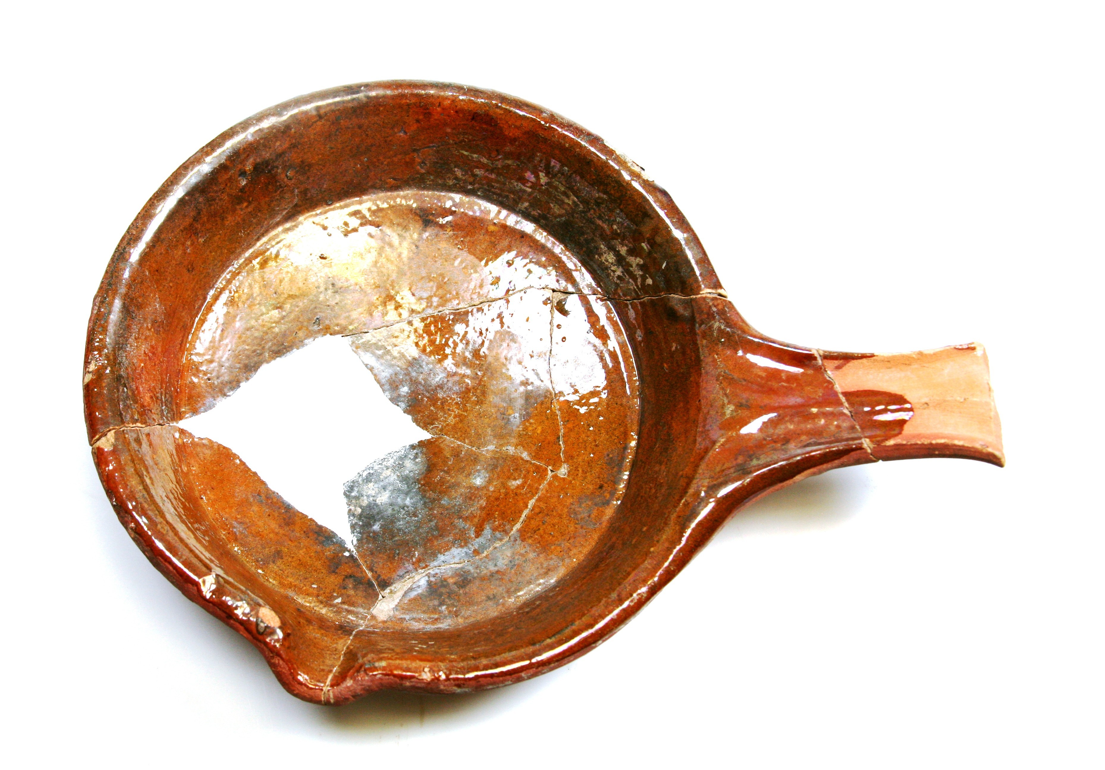 Foto van Roodbakkend geglazuurd:steelpan