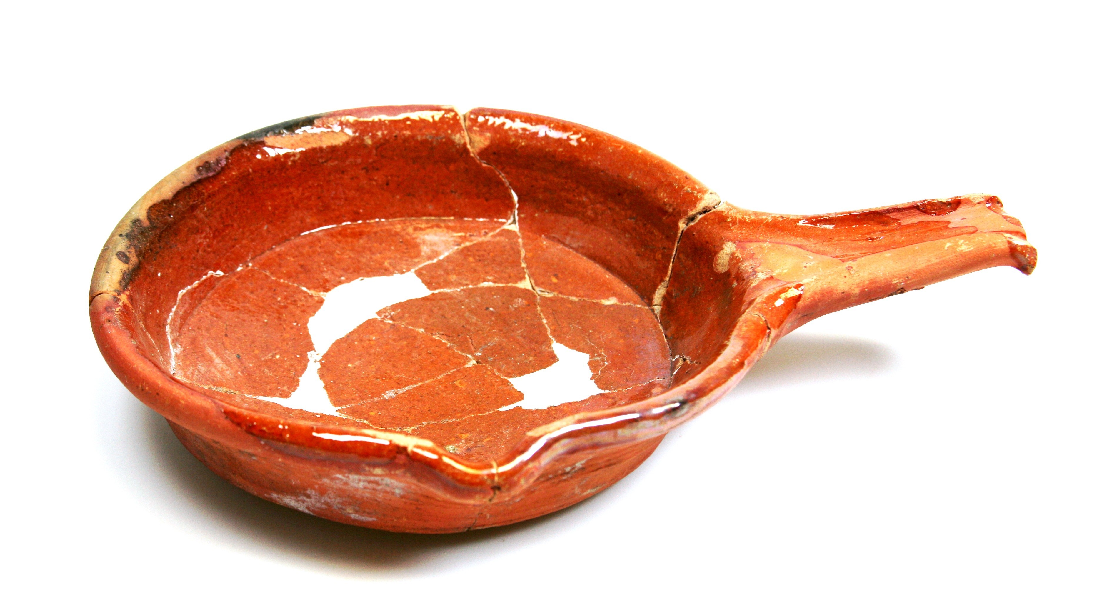 Foto van Roodbakkend geglazuurd:steelpan