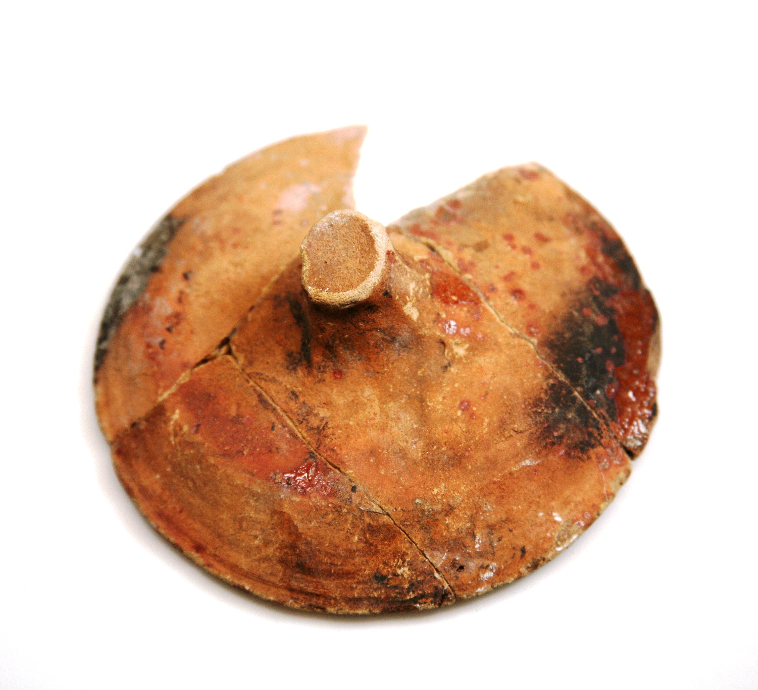 Foto van Roodbakkend (geglazuurd):deksel