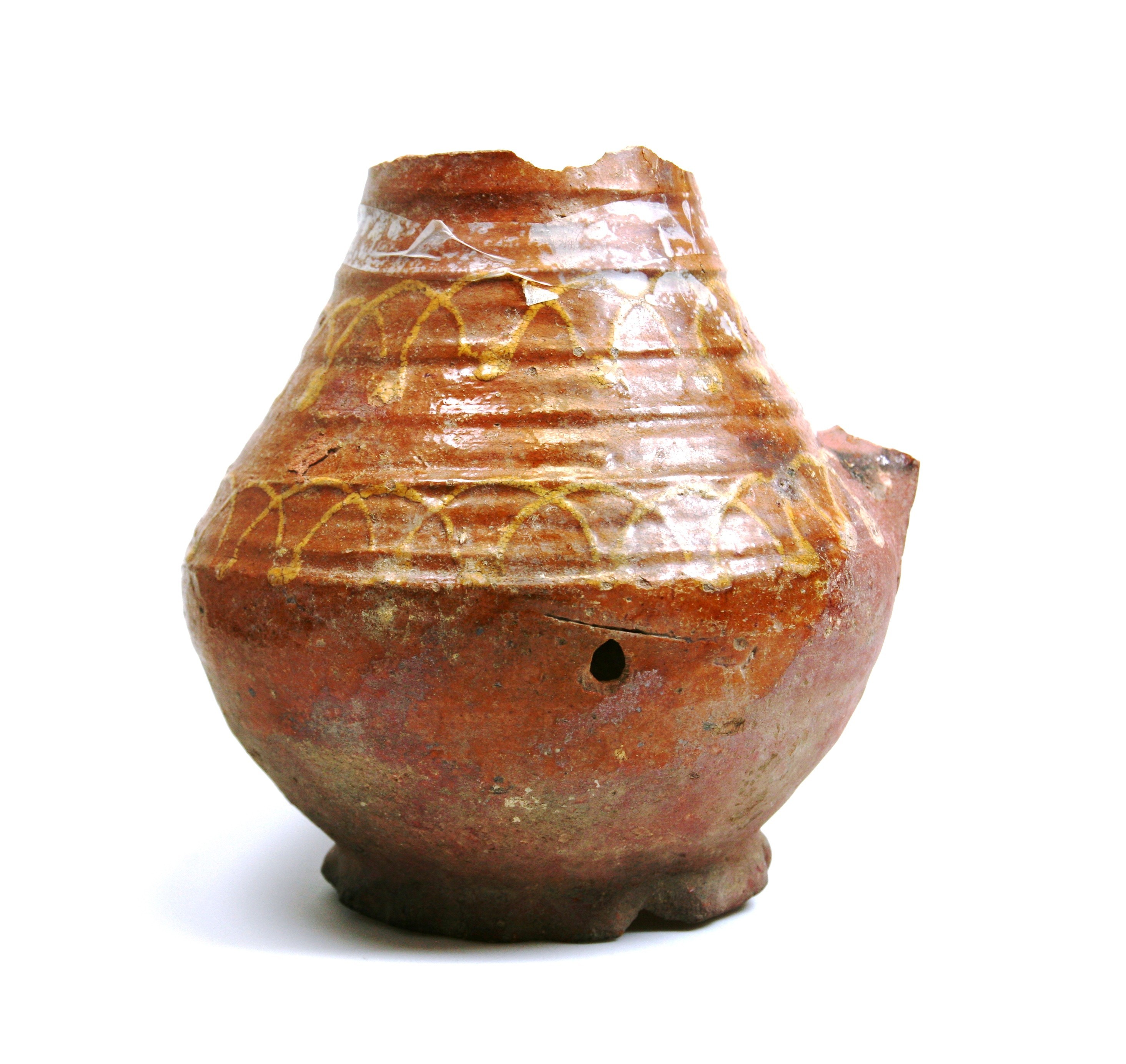 Foto van slibversierd