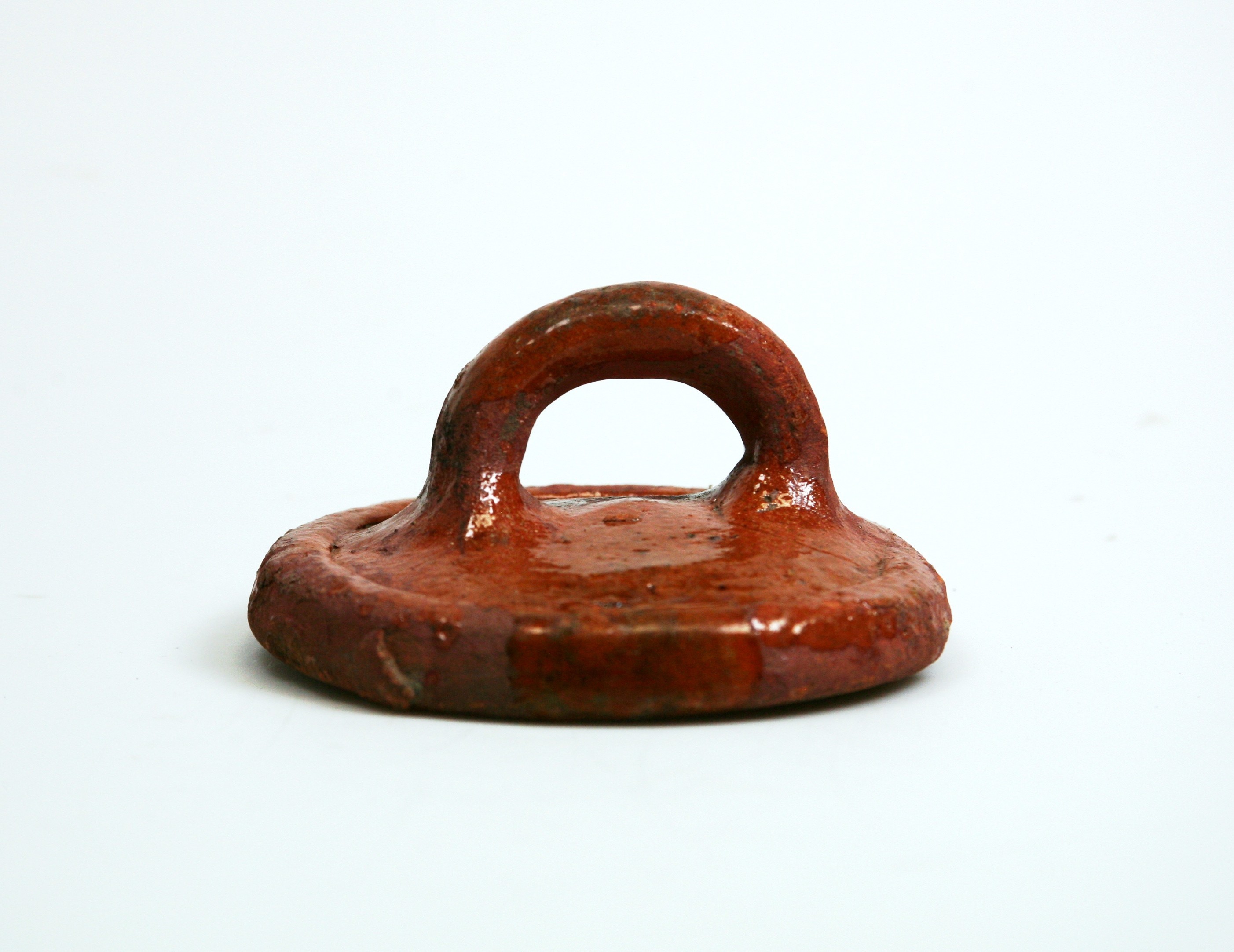 Foto van Roodbakkend (geglazuurd):deksel