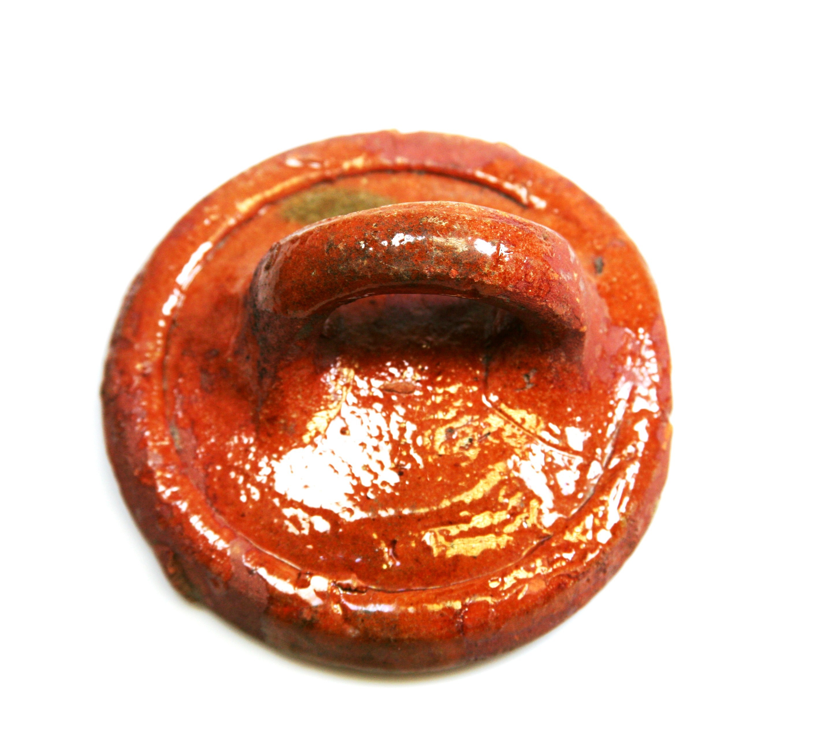 Nog een foto van  Roodbakkend (geglazuurd):deksel