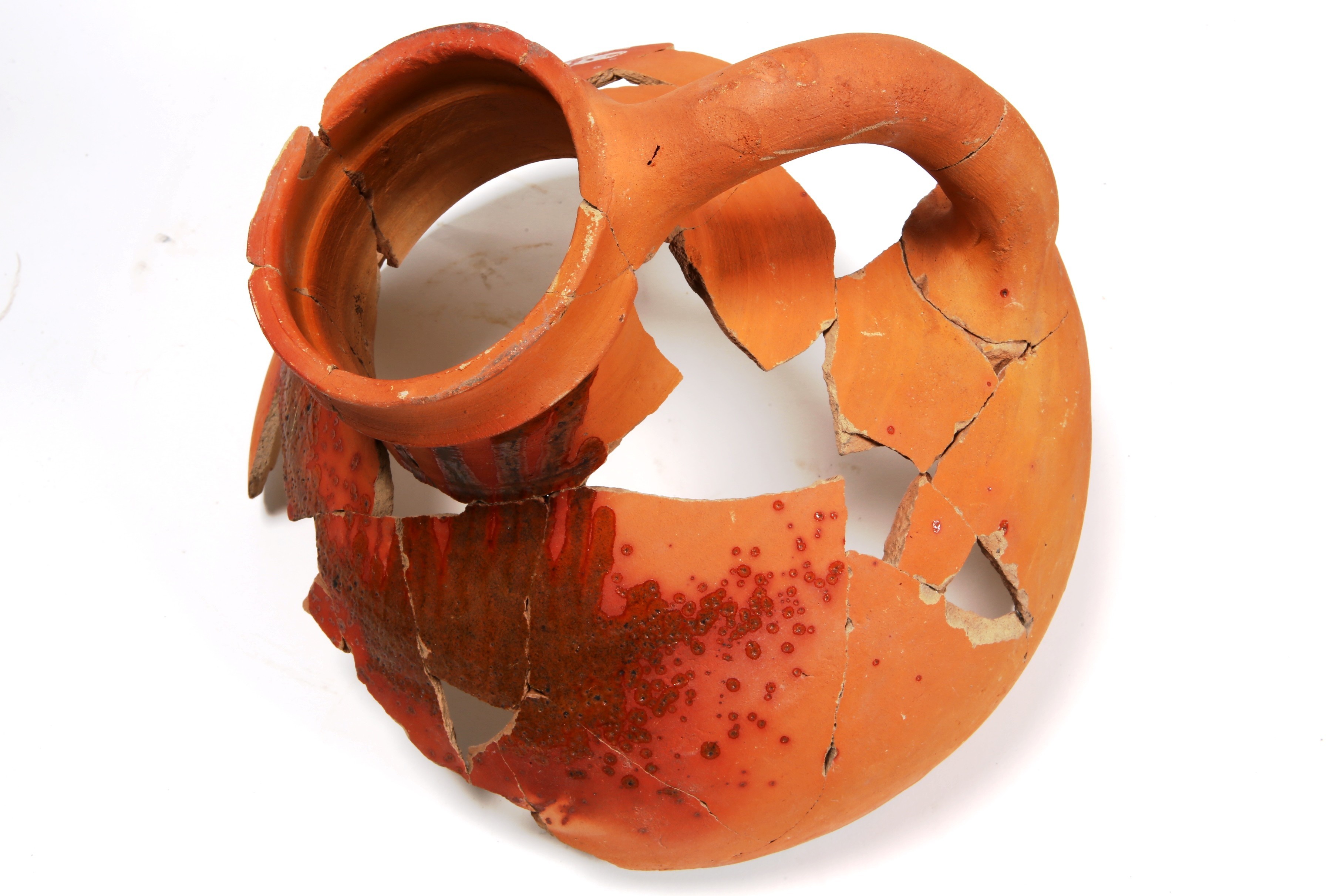 Foto van Roodbakkend geglazuurd:kan