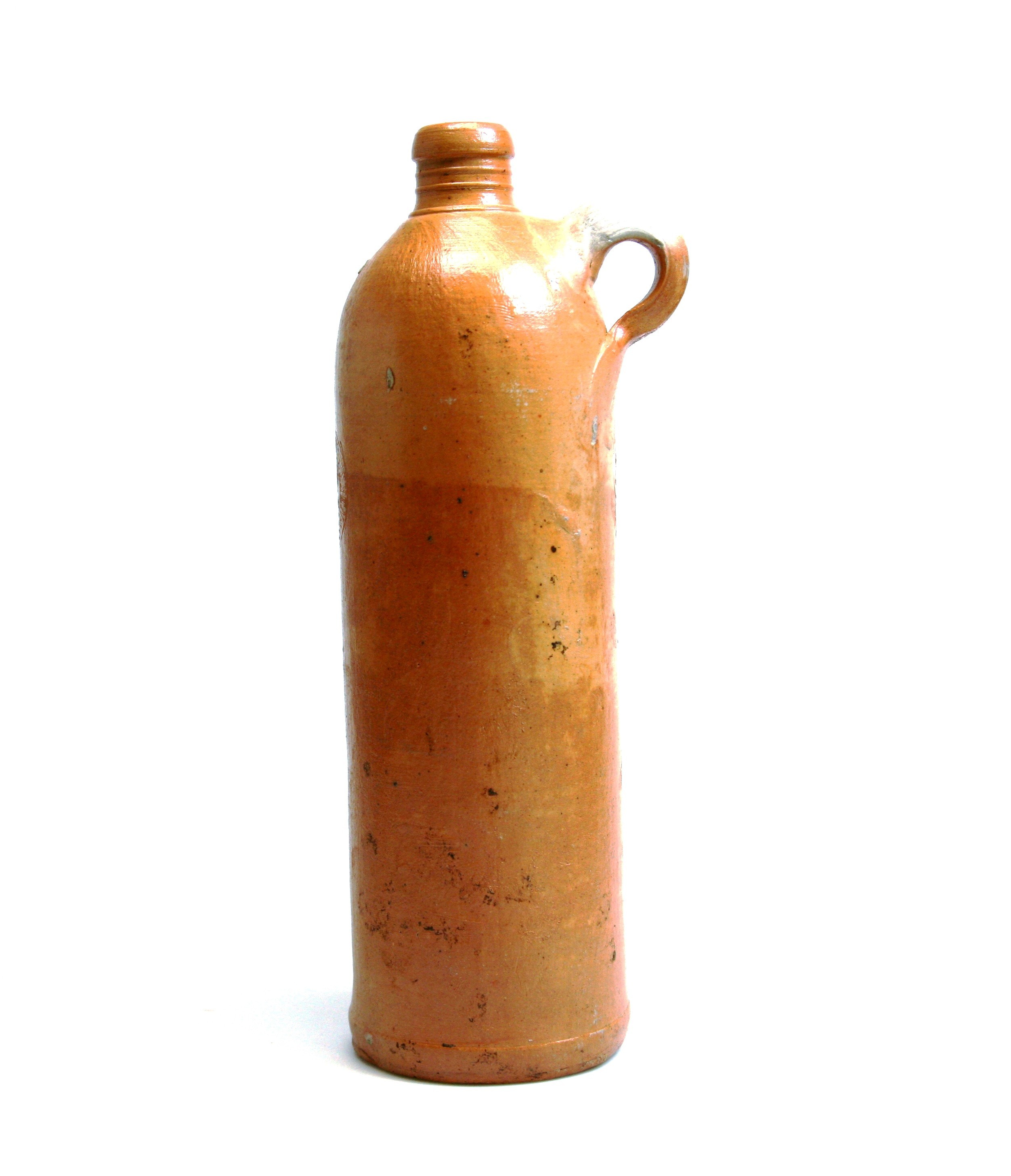 Foto van Steengoed geglazuurd:mineraalwaterfles