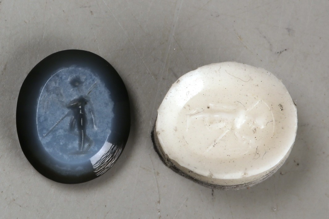 Foto van Gem/gesneden steen/zegelsteen/ringsteen