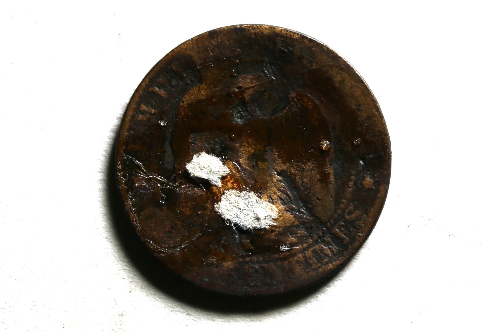 Nog een foto van  duit/oord/cent/stuiver