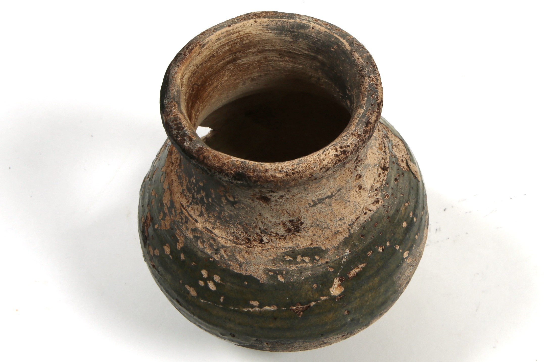 Nog een foto van  Andenne:pot, bolvormig