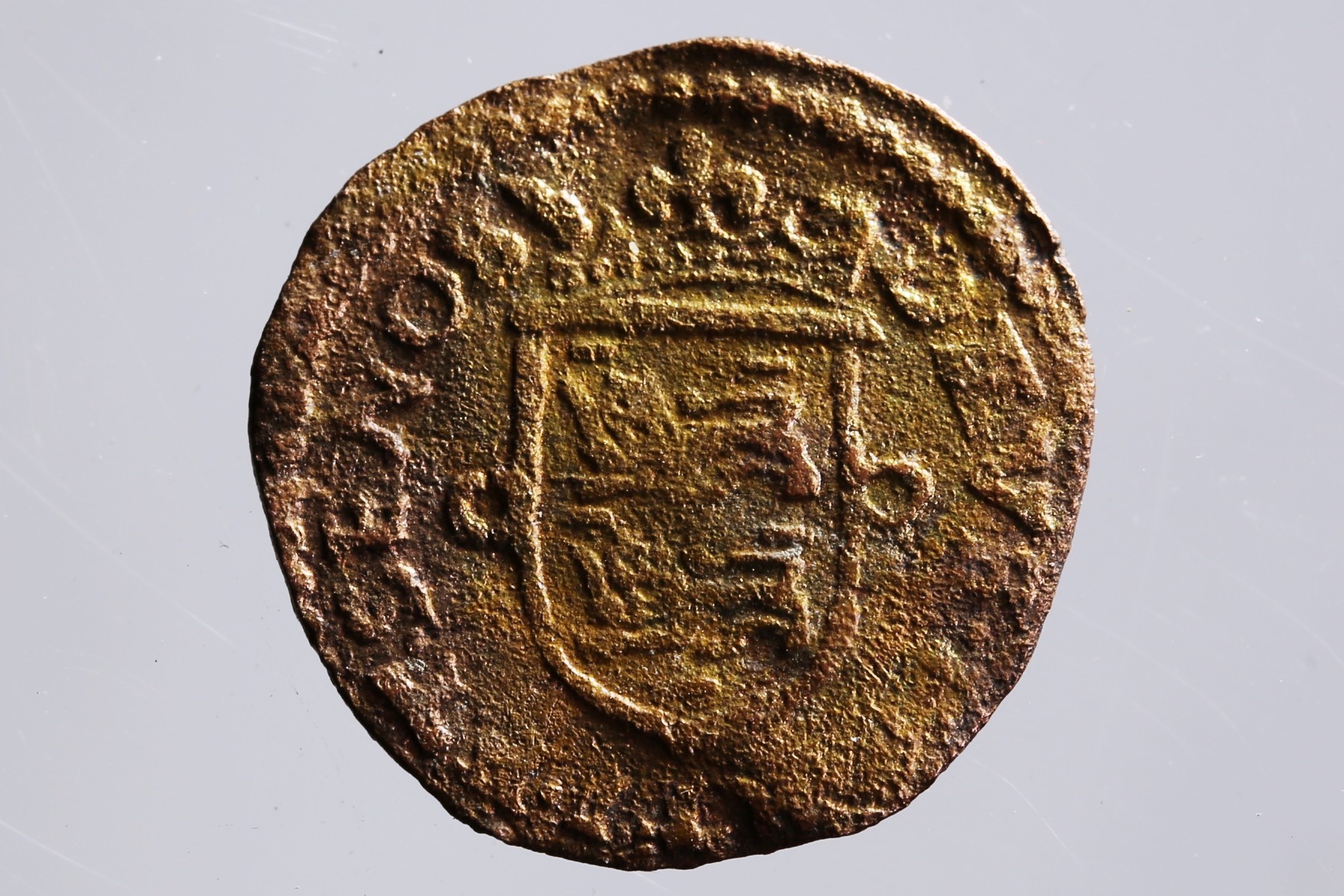 Nog een foto van  duit/oord/cent/stuiver