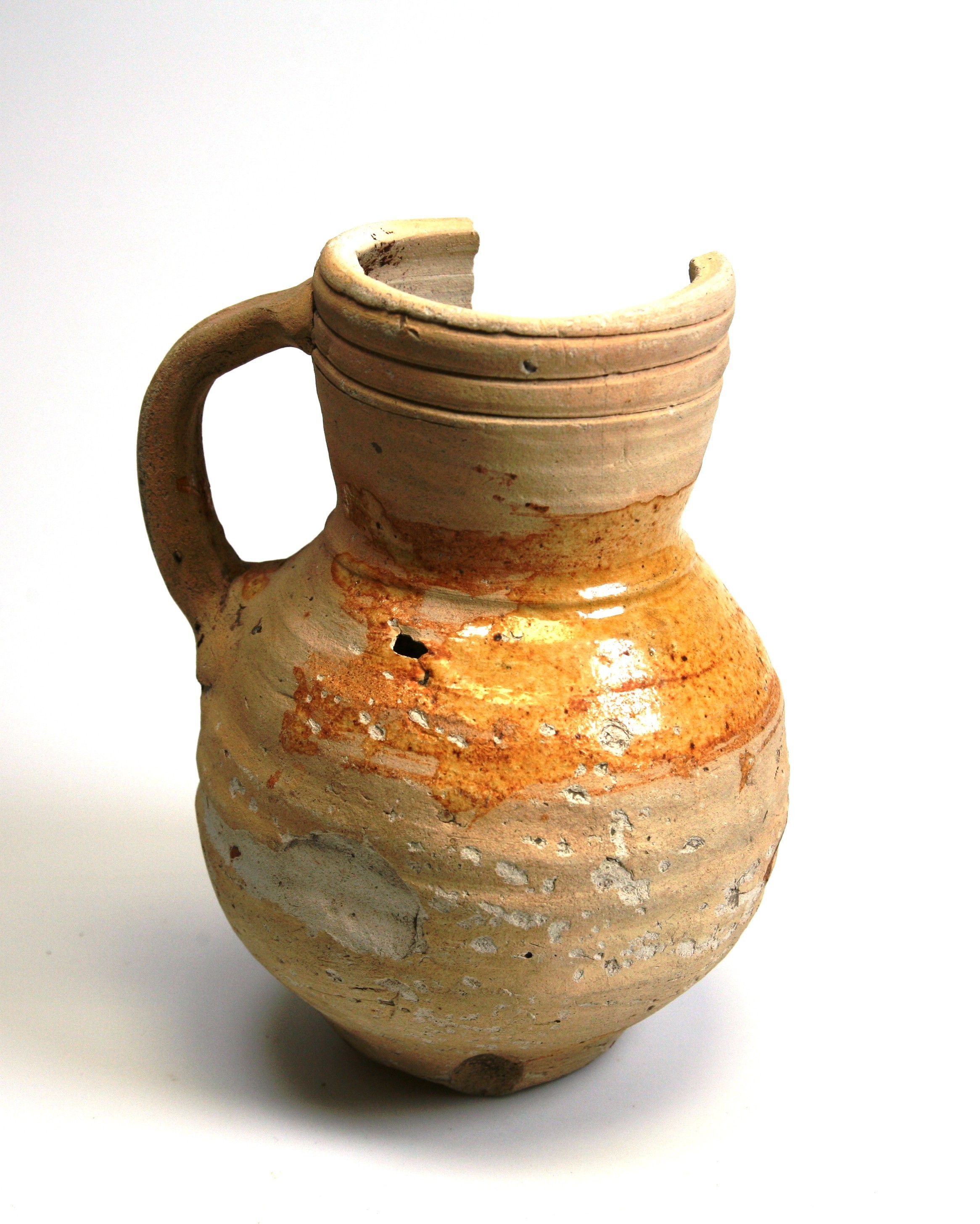 Nog een foto van  Andenne:pot, bolvormig