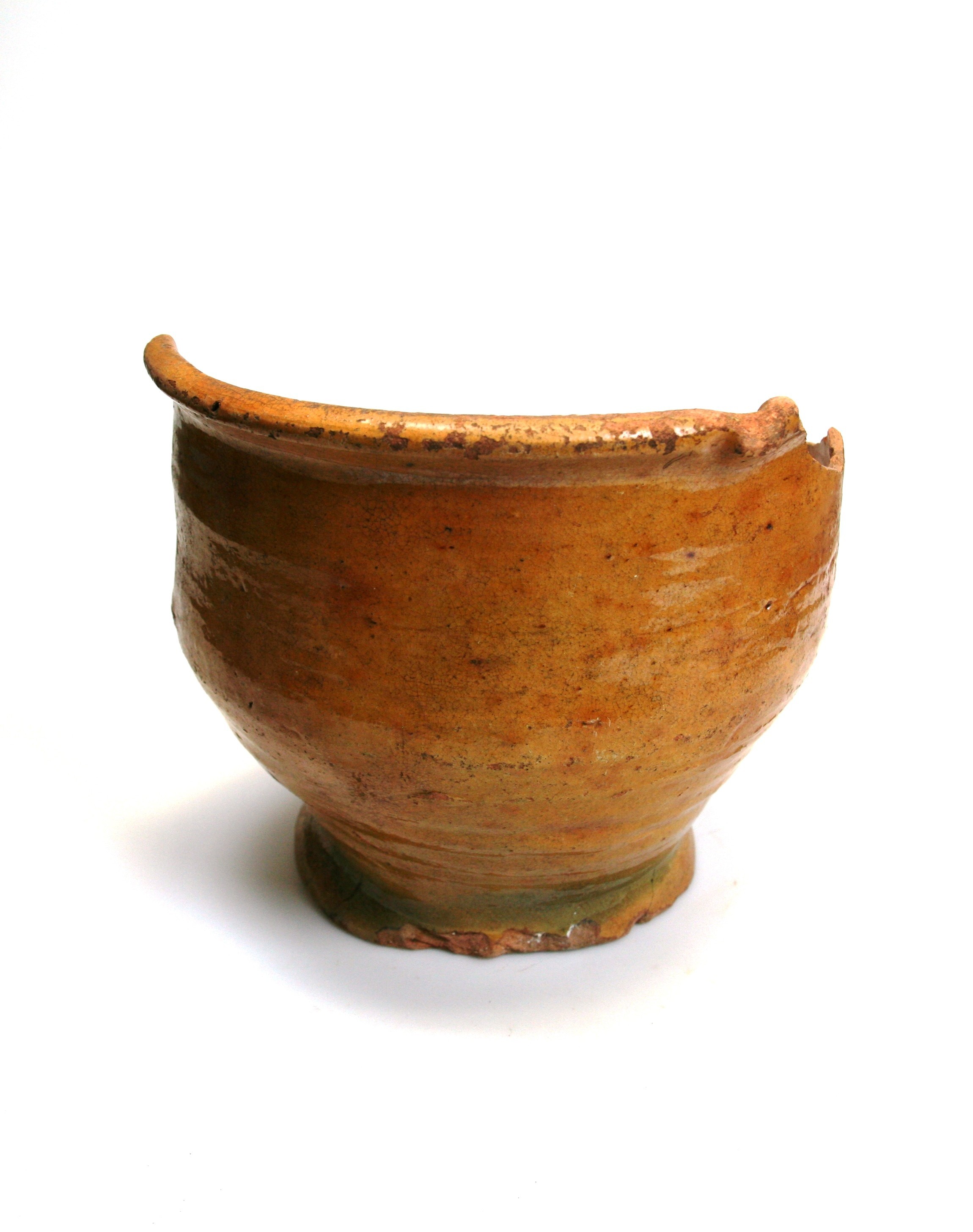 Nog een foto van  Roodbakkend (geglazuurd):pot, bolvormig