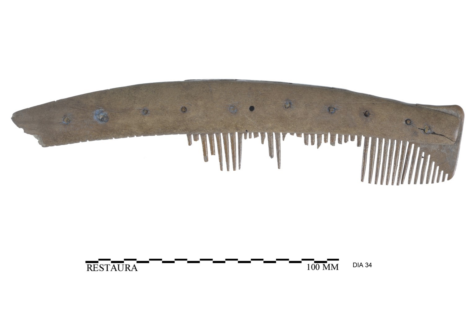 Nog een foto van  drielagen:eenzijdig getand
