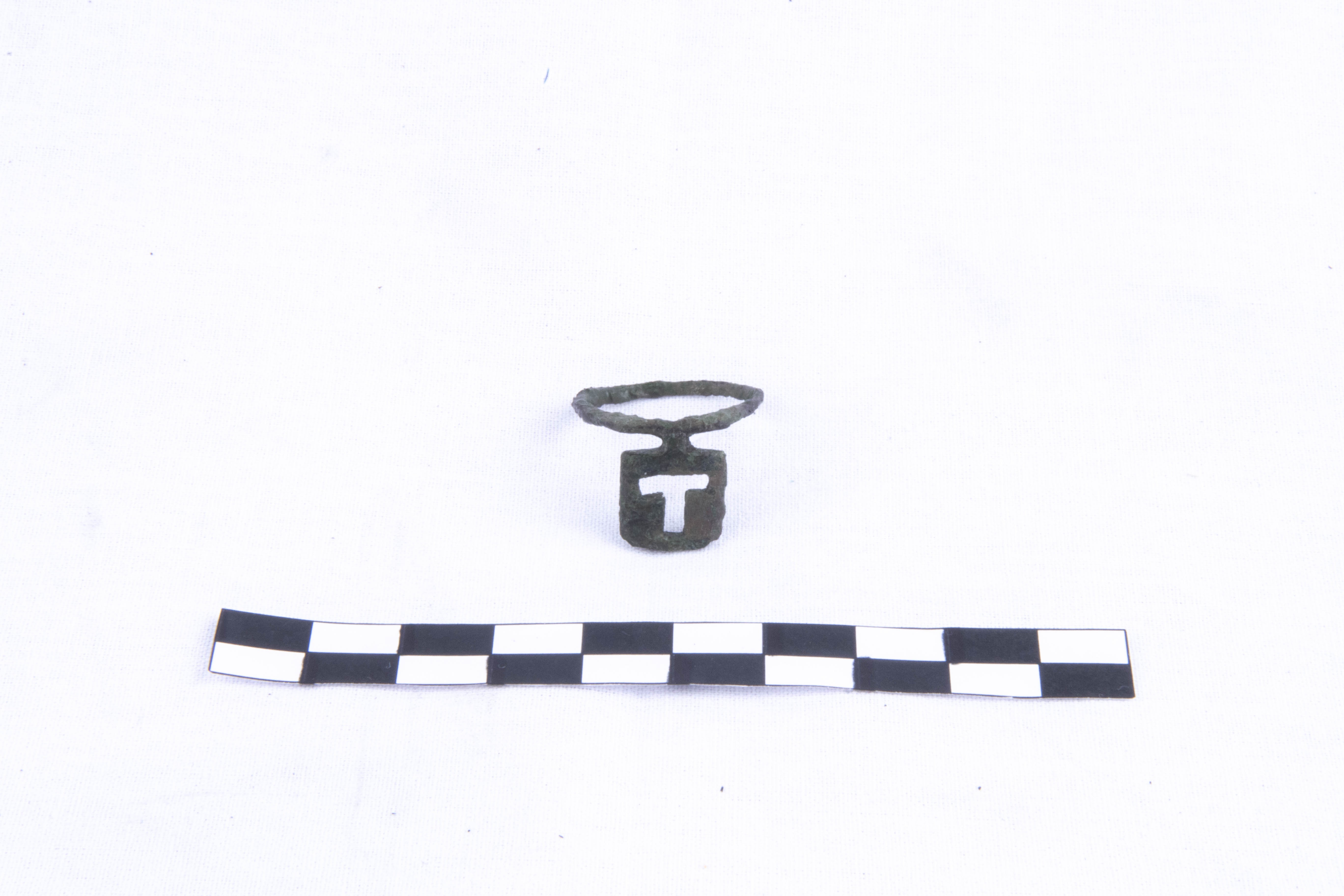 Foto van sleutelring/ring met sleutel