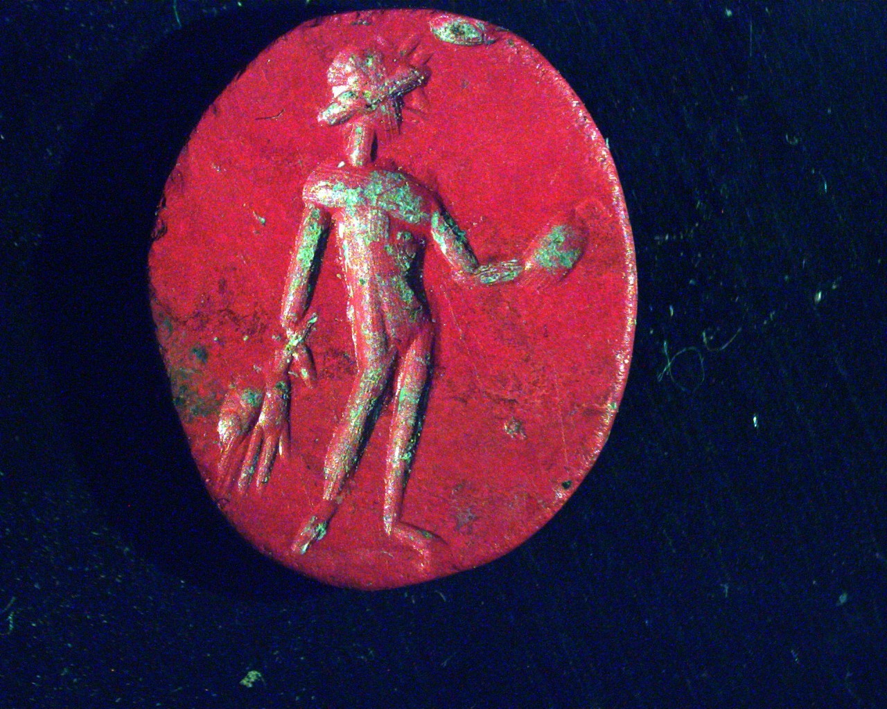 Foto van Gem/gesneden steen/zegelsteen/ringsteen