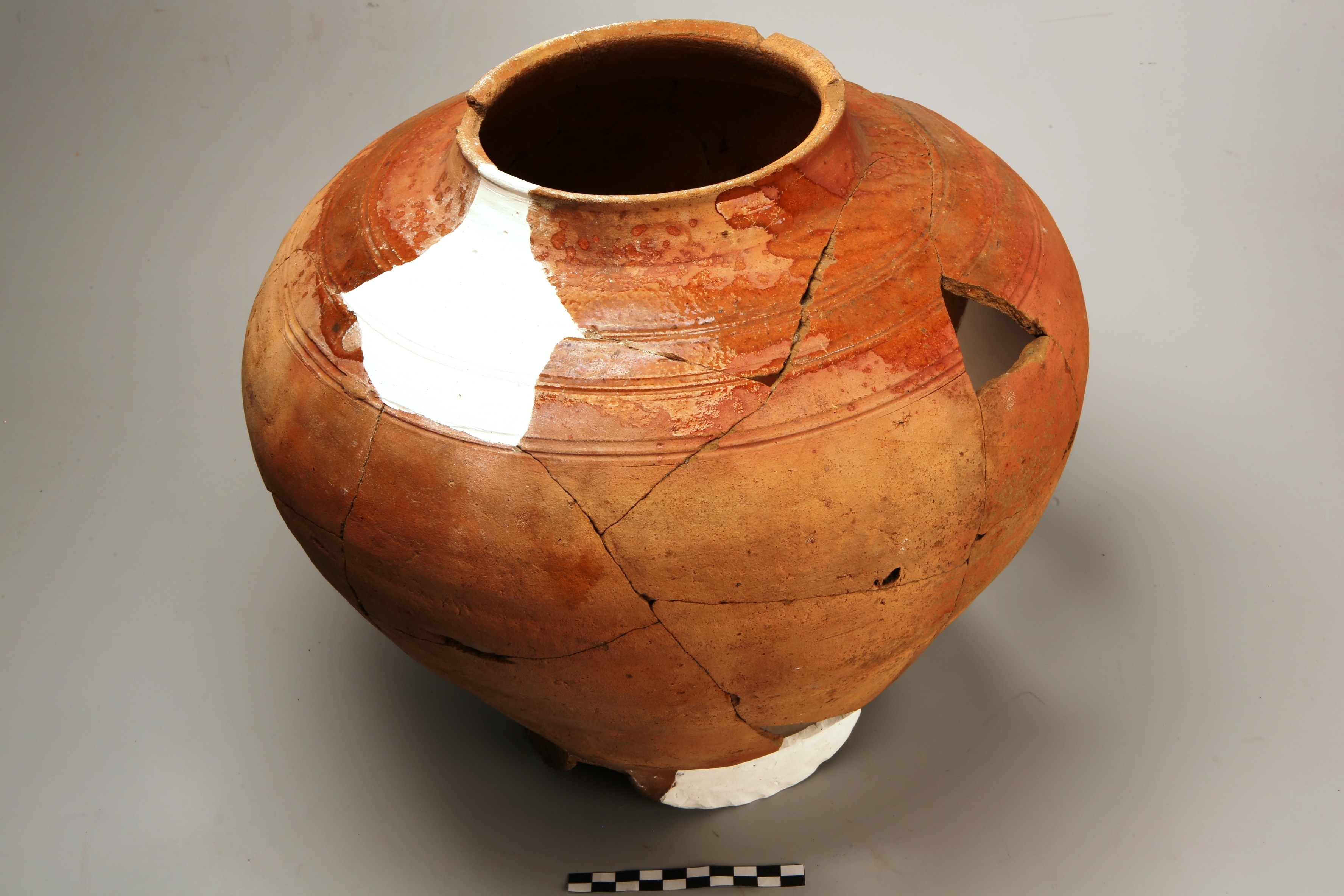 Nog een foto van  Roodbakkend (geglazuurd):pot, bolvormig