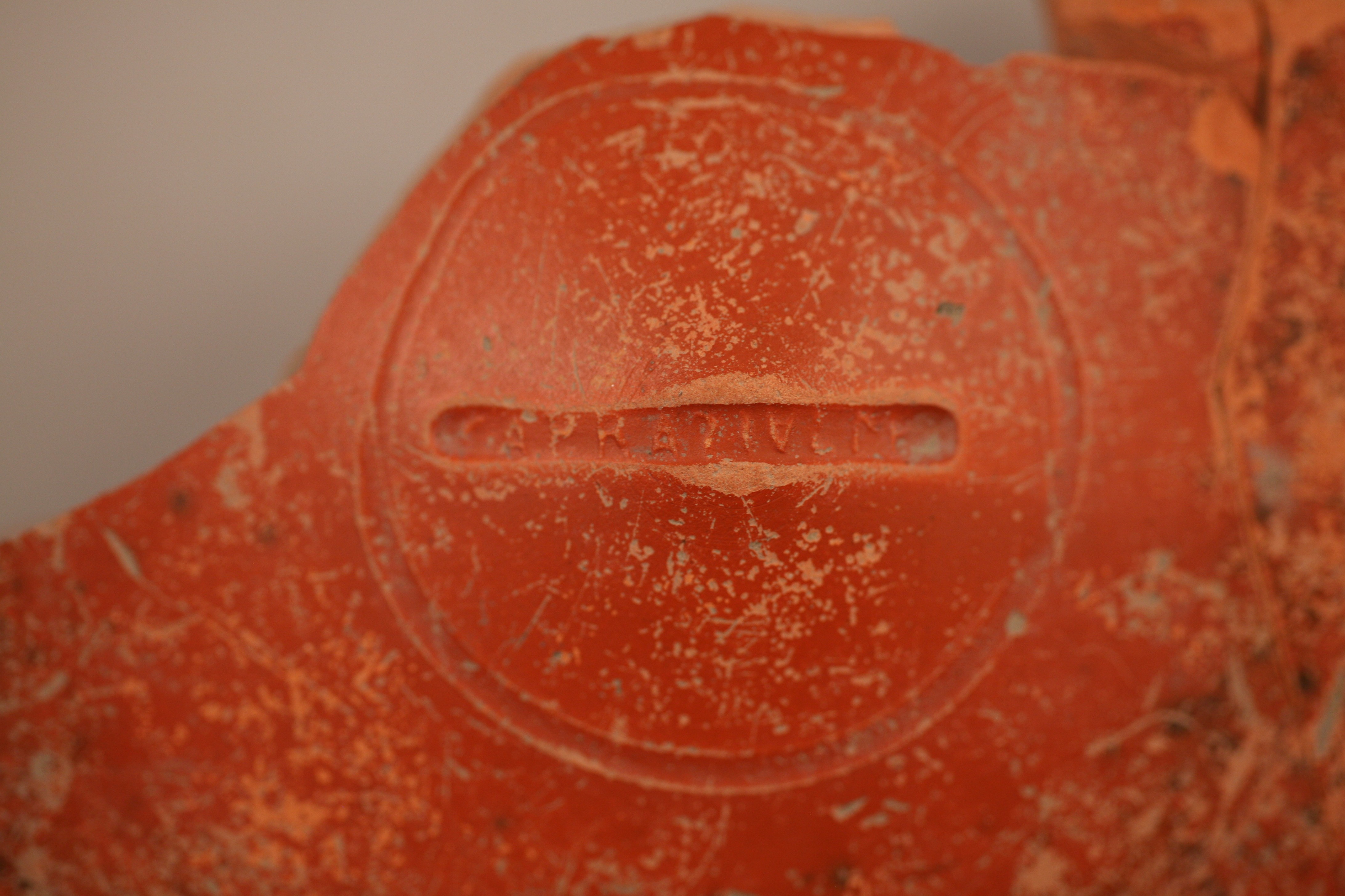 Nog een foto van  Terra sigillata kom/schaal