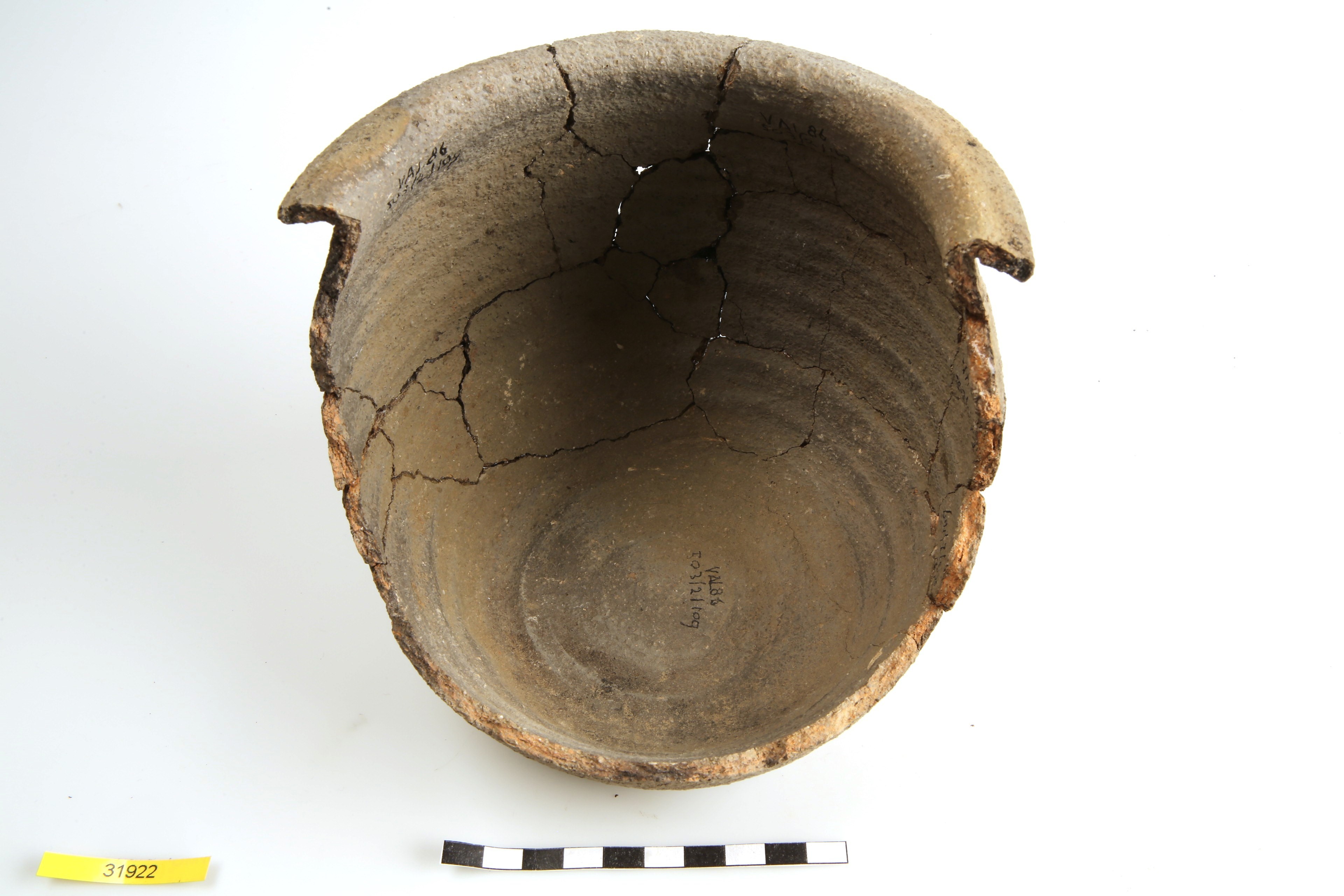 Nog een foto van  Ruwwandige (kook)pot