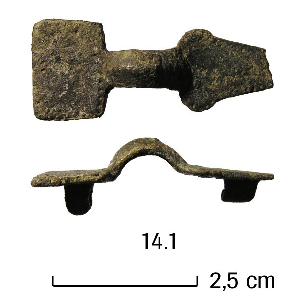 Nog een foto van  Small long brooch