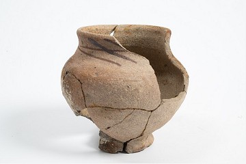 Foto van Pingsdorf geelwitbakkend:beker